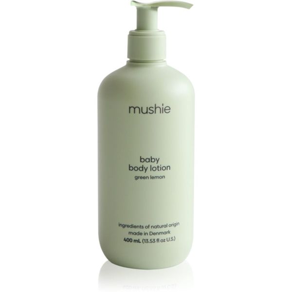 Mushie Mushie Organic Baby losjon za telo za otroke Green Lemon 400 ml