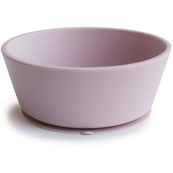 Mushie Mushie Silicone Suction Bowl silikonska posoda s priseskom Soft Lilac 1 kos