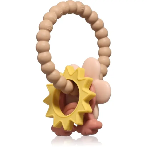 Mushie Mushie Teething Ring grizalo Nature 1 kos