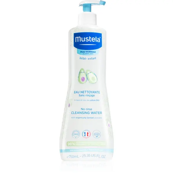 Mustela Mustela Bébé No Rinse Cleansing Water čistilna voda za otroke od rojstva 750 ml
