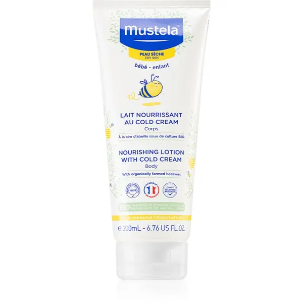 Mustela Mustela Bébé Nourishing Lotion Wih Cold Cream vlažilni losjon za telo z vsebnostjo cold cream 200 ml