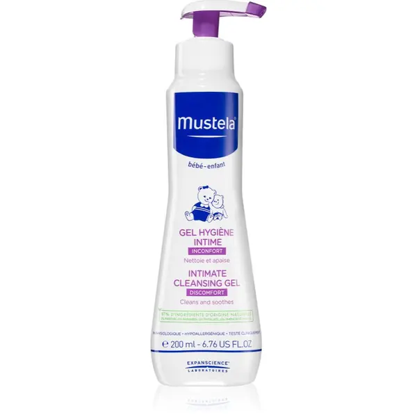 Mustela Mustela Bébé pomirjajoči gel za intimno higieno za otroke 200 ml