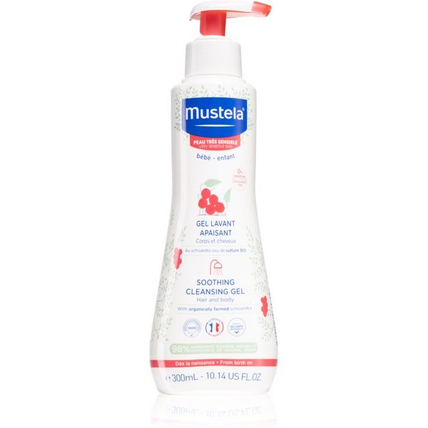 Mustela Mustela Bébé pomirjevalni čistilni gel za otroke od rojstva 300 ml