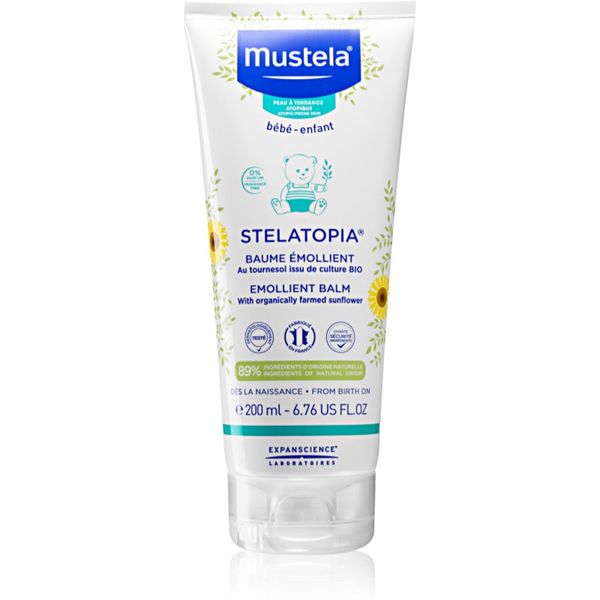 Mustela Mustela Bébé Stelatopia mehčalni balzam za otroke od rojstva 200 ml