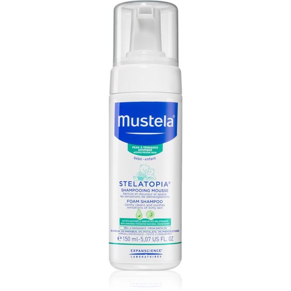 Mustela Mustela Bébé Stelatopia penast šampon za otroke od rojstva 150 ml