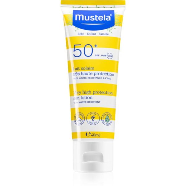 Mustela Mustela Family SPF 50+ krema za sončenje za otroke SPF 50+ 40 ml