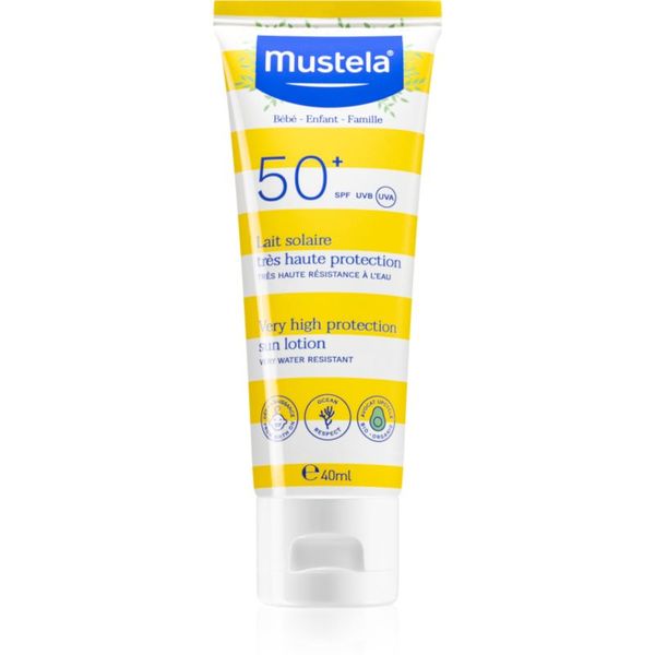 Mustela Mustela Family SPF 50+ krema za sončenje za otroke SPF 50+ 40 ml