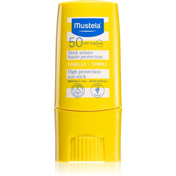 Mustela Mustela Sun High Protection Sun Stick paličica za sončenje SPF 50 9 ml