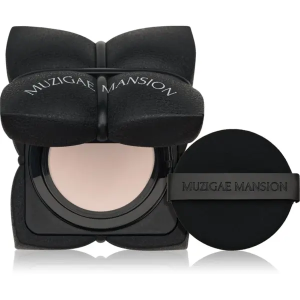 MUZIGAE MANSION MUZIGAE MANSION Sleek Matt Cushion dolgoobstojni tekoči puder v gobici SPF 50+ za popoln videz odtenek N19 15 g