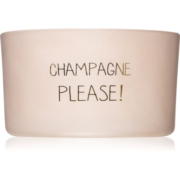 My Flame My Flame Fig's Delight Sparkling Wine Please! dišeča sveča z lesenim stenjem 9x5 cm