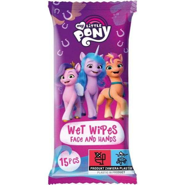 My Little Pony My Little Pony Wet Wipes vlažni čistilni robčki za otroke 15 kos