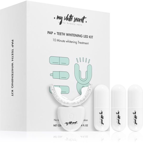 My White Secret My White Secret PAP+ Teeth Whitening LED Kit set za beljenje zob