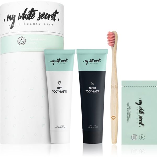 My White Secret My White Secret Smile Beauty Care Gift Pack set zobne nege (za sijoč nasmeh)