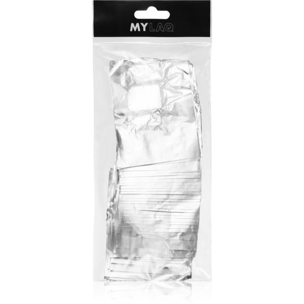 MYLAQ MYLAQ Foil Nails Wraps odstranjevalec gel laka 50 kos