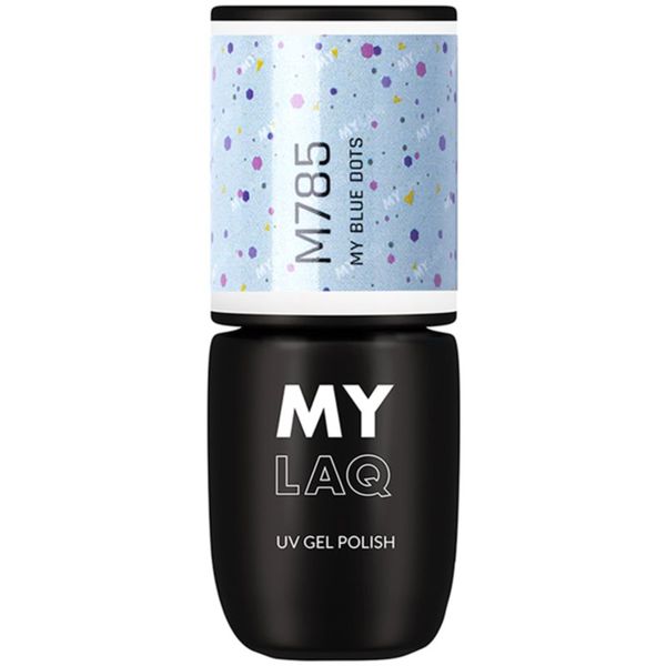 MYLAQ MYLAQ UV Gel Polish gel lak za nohte odtenek My Blue Dots 5 ml