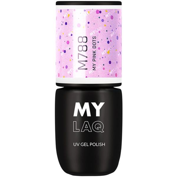 MYLAQ MYLAQ UV Gel Polish gel lak za nohte odtenek My Pink Dots 5 ml