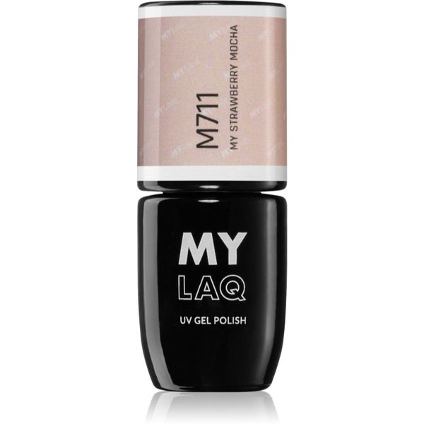 MYLAQ MYLAQ UV Gel Polish gel lak za nohte odtenek My Strawberry Mocha 5 ml