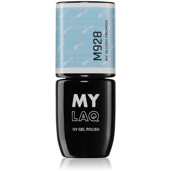 MYLAQ MYLAQ UV Gel Polish My Promise gel lak za nohte odtenek My Bluish Promise 5 ml