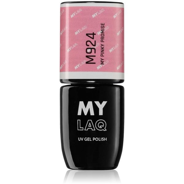 MYLAQ MYLAQ UV Gel Polish My Promise gel lak za nohte odtenek My Pinky Promise 5 ml