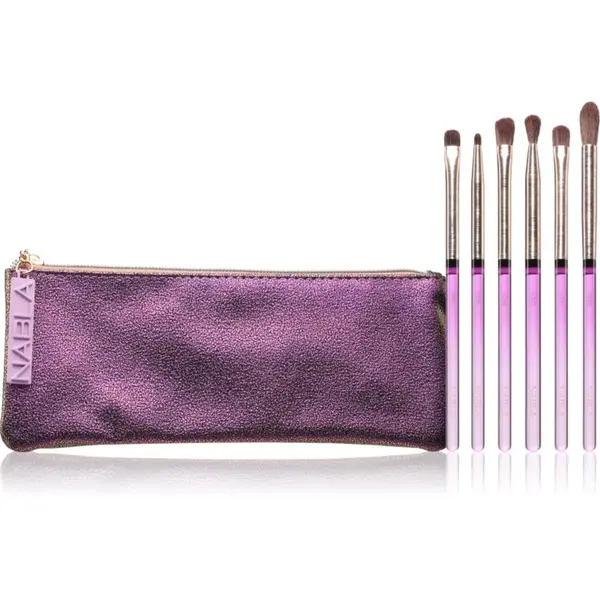 NABLA Cosmetics NABLA Cosmetics Amethyst set čopičev za ličenje oči z etuijem