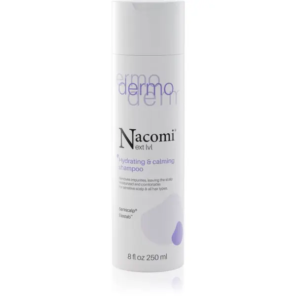 Nacomi Nacomi Next Level Dermo Hydrating & calming shampoo vlažilni in pomirjajoči šampon 250 ml