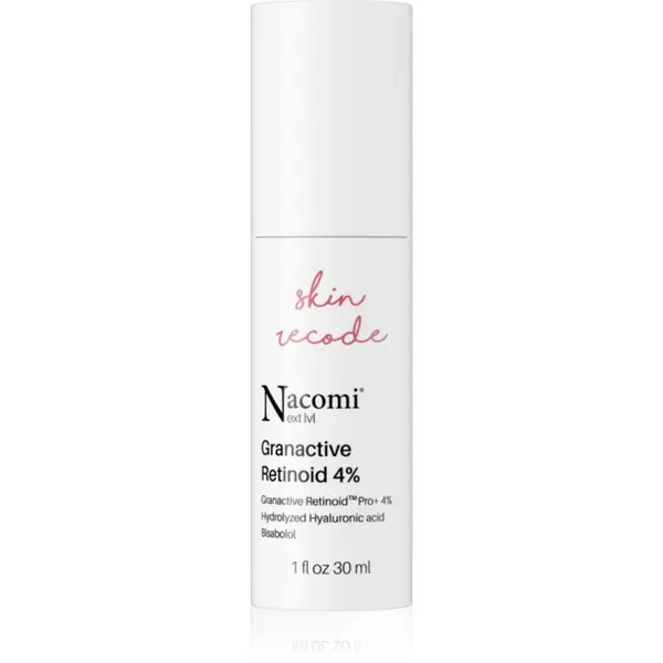 Nacomi Nacomi Next Level Granactive Retinoid Pro+ 4% serum za obraz proti pigmentnim madežem 30 ml