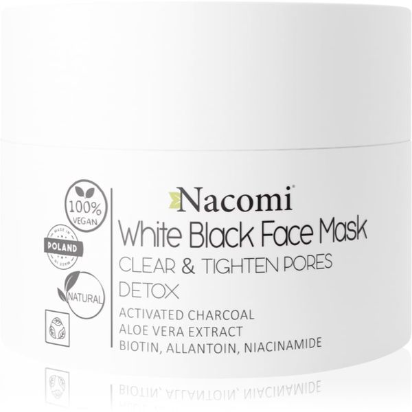 Nacomi Nacomi White & Black čistilna maska za obraz 50 ml