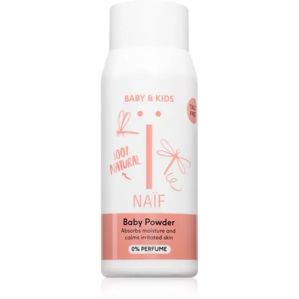 Naif Naif Baby & Kids Baby Powder nežen puder za otroško kožo 80 g