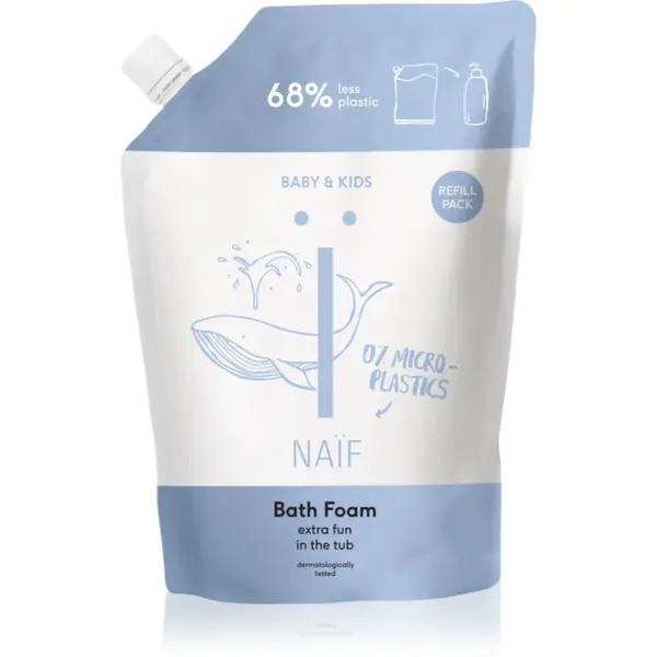 Naif Naif Baby & Kids Bath Foam relaksacijska pena za kopel nadomestno polnilo 500 ml