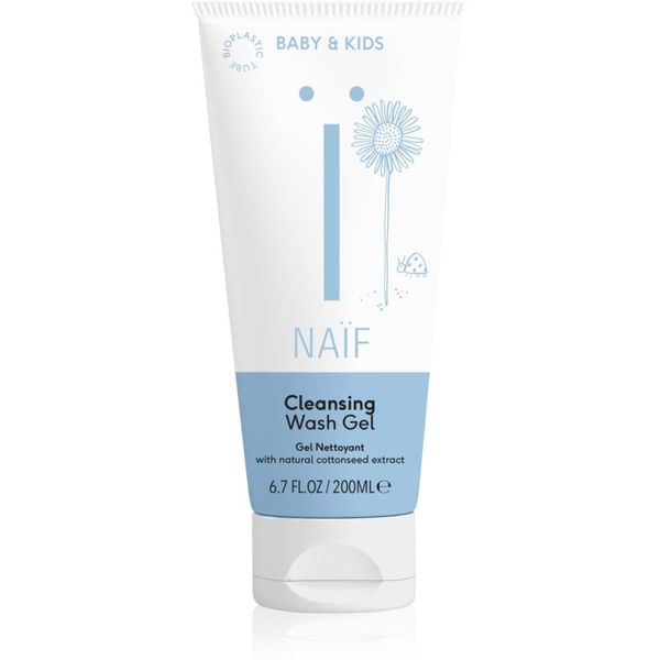 Naif Naif Baby & Kids Cleansing Wash Gel čistilni gel za umivanje za otroke in dojenčke 200 ml