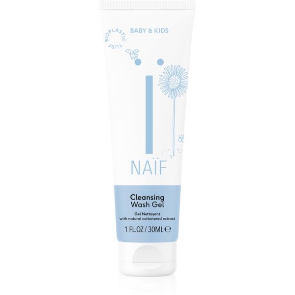 Naif Naif Baby & Kids Cleansing Wash Gel čistilni gel za umivanje za otroke in dojenčke 30 ml