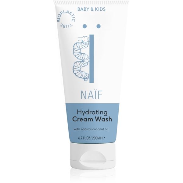 Naif Naif Baby & Kids Hydrating Cream Wash vlažilna krema za prhanje za otroke od rojstva 200 ml