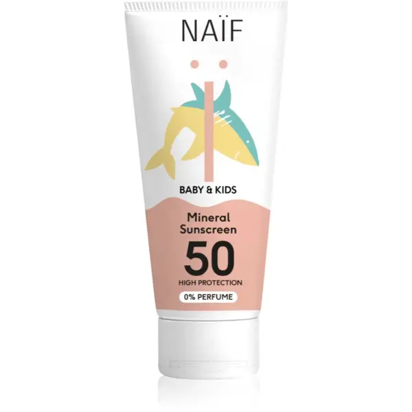 Naif Naif Baby & Kids Mineral Sunscreen SPF 50 0 % Perfume otroška zaščitna krema 100 ml