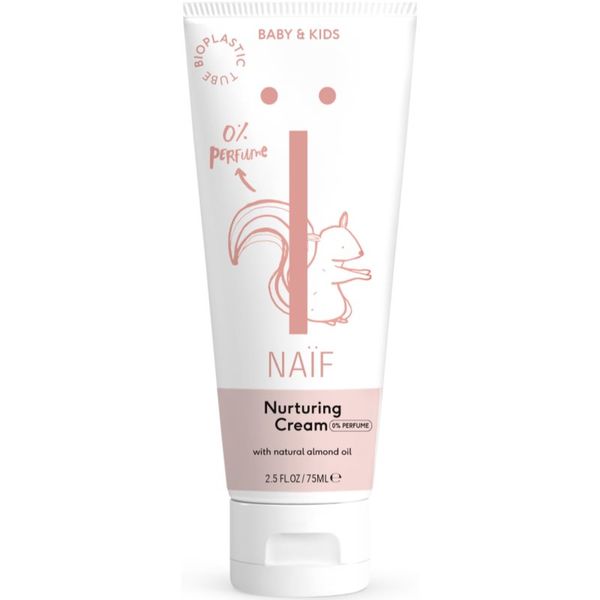 Naif Naif Baby & Kids Nurturing Cream negovalna krema brez dišav za otroke od rojstva 75 ml