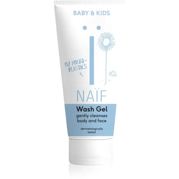 Naif Naif Baby & Kids Wash Gel čistilni gel za umivanje za otroke in dojenčke za telo in obraz 100 ml