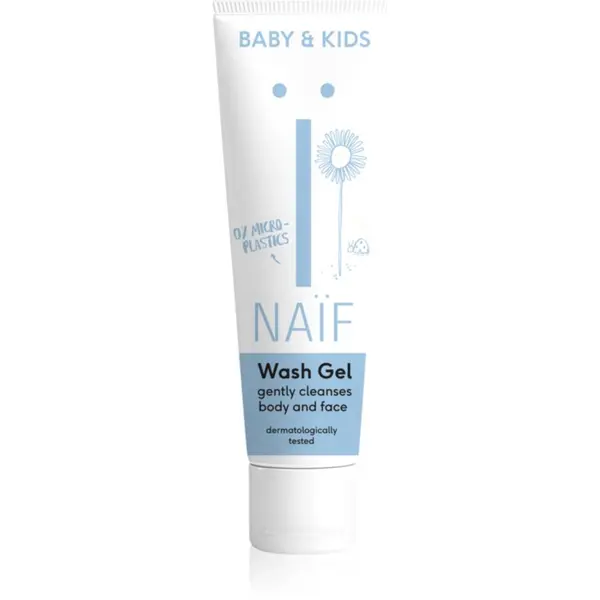 Naif Naif Baby & Kids Wash Gel čistilni gel za umivanje za otroke in dojenčke za telo in obraz 30 ml