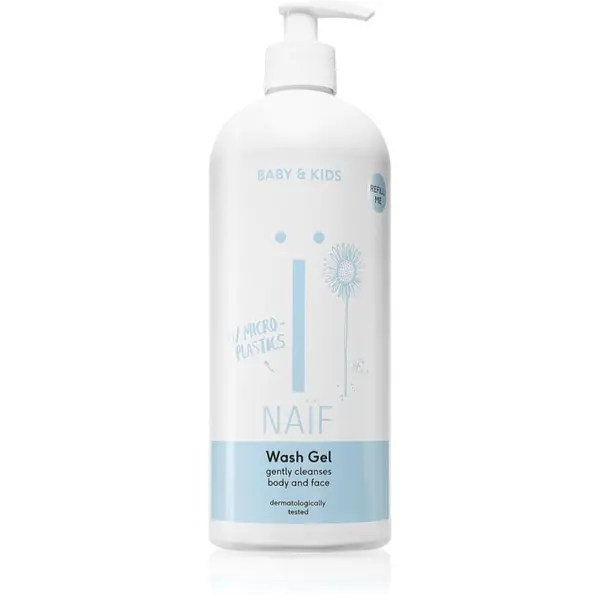 Naif Naif Baby & Kids Wash Gel čistilni gel za umivanje za otroke in dojenčke za telo in obraz 700 ml