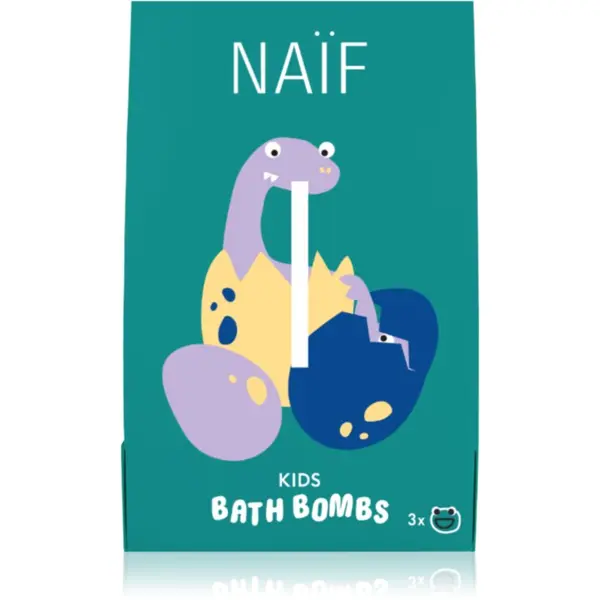 Naif Naif Kids Bath Bombs kroglica za kopel za otroke 3x40 g