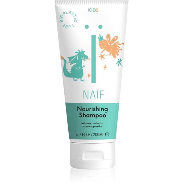 Naif Naif Kids Nourishing Shampoo otroški šampon za lažje česanje las za otroke 200 ml