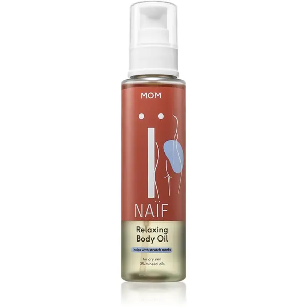 Naif Naif Mom relaksacijsko olje za telo proti strijam 100 ml