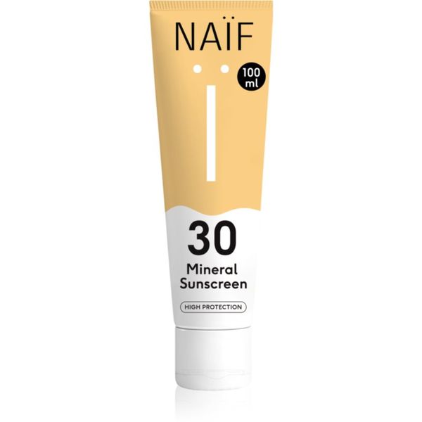 Naif Naif Sun Mineral Sunscreen SPF 30 zaščitna krema za sončenje SPF 30 100 ml