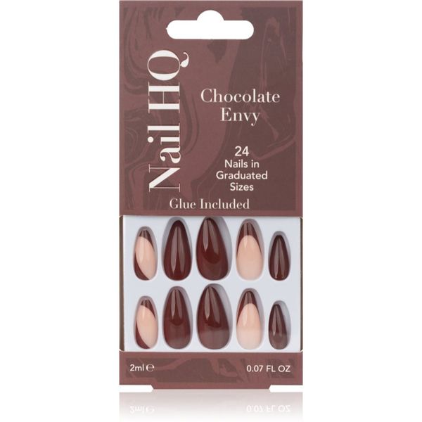 Nail HQ Nail HQ Almond umetni nohti Chocolate Envy 24 kos