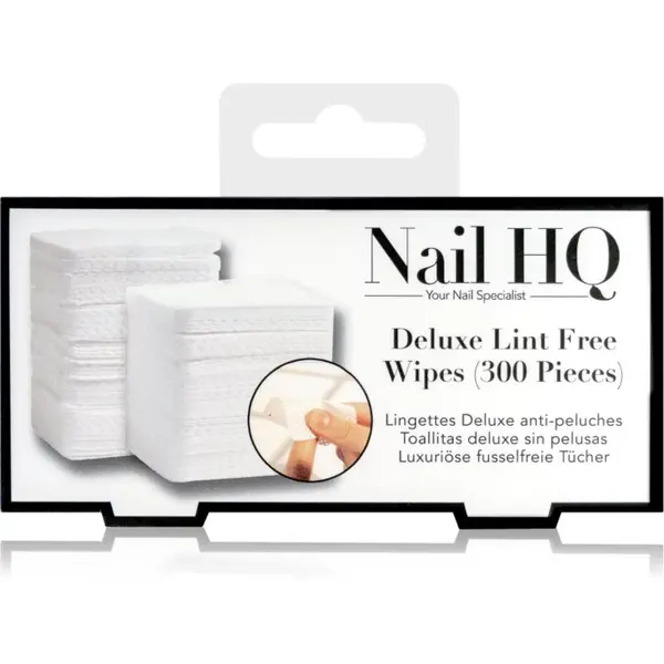 Nail HQ Nail HQ Deluxe Lint Free Wipes čistilne blazinice za nohte 300 kos