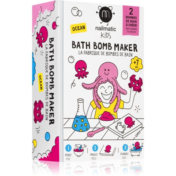 Nailmatic Nailmatic Bath Bomb Maker set za izdelavo šumečih kroglic za kopel Ocean