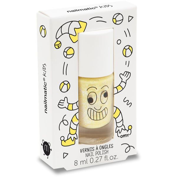 Nailmatic Nailmatic Kids lak za nohte za otroke odtenek Lulu - pearly yellow 8 ml