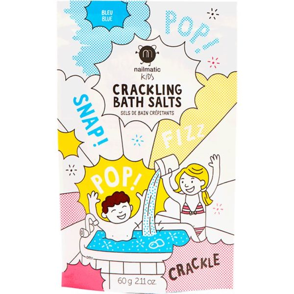 Nailmatic Nailmatic Kids sol za kopel barva blue 60 g