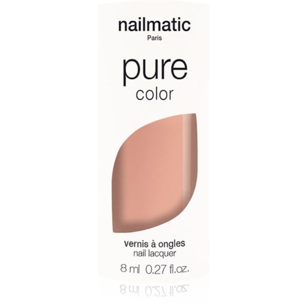 Nailmatic Nailmatic Pure Color lak za nohte AÏDA-Beige Medium 8 ml