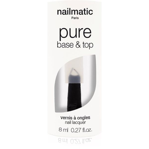 Nailmatic Nailmatic Pure Color lak za nohte Base & Top 2 in 1 8 ml