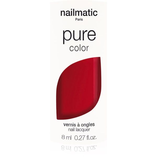 Nailmatic Nailmatic Pure Color lak za nohte DITA- Rouge Profond / Deep Red 8 ml