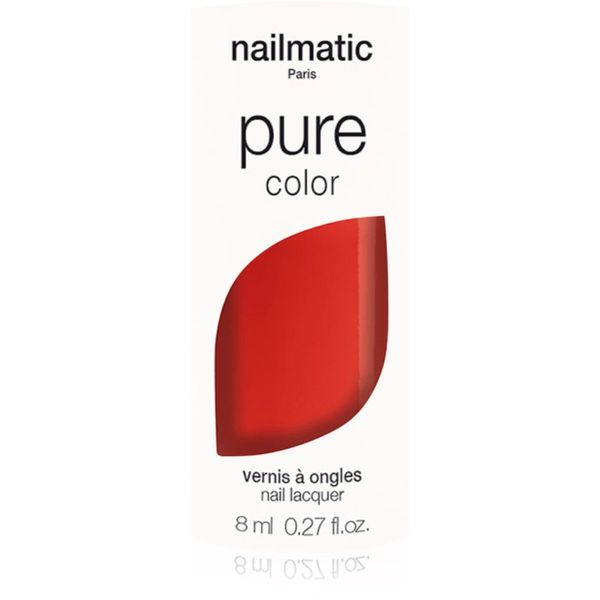 Nailmatic Nailmatic Pure Color lak za nohte ELLA- Rouge Corail / Coral Red 8 ml